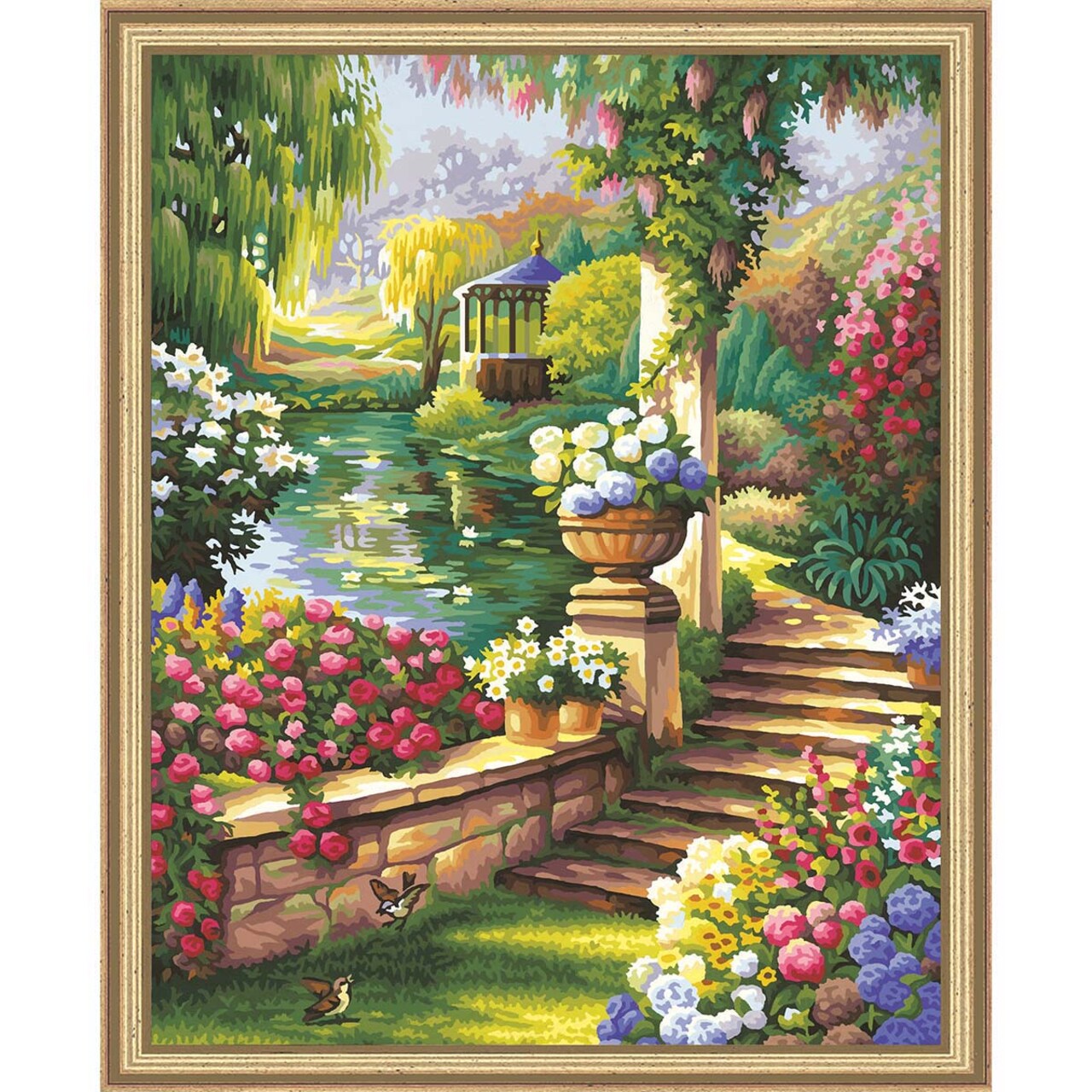 Schipper Paradisal Garden Kit & Frame Paint by Number Kit